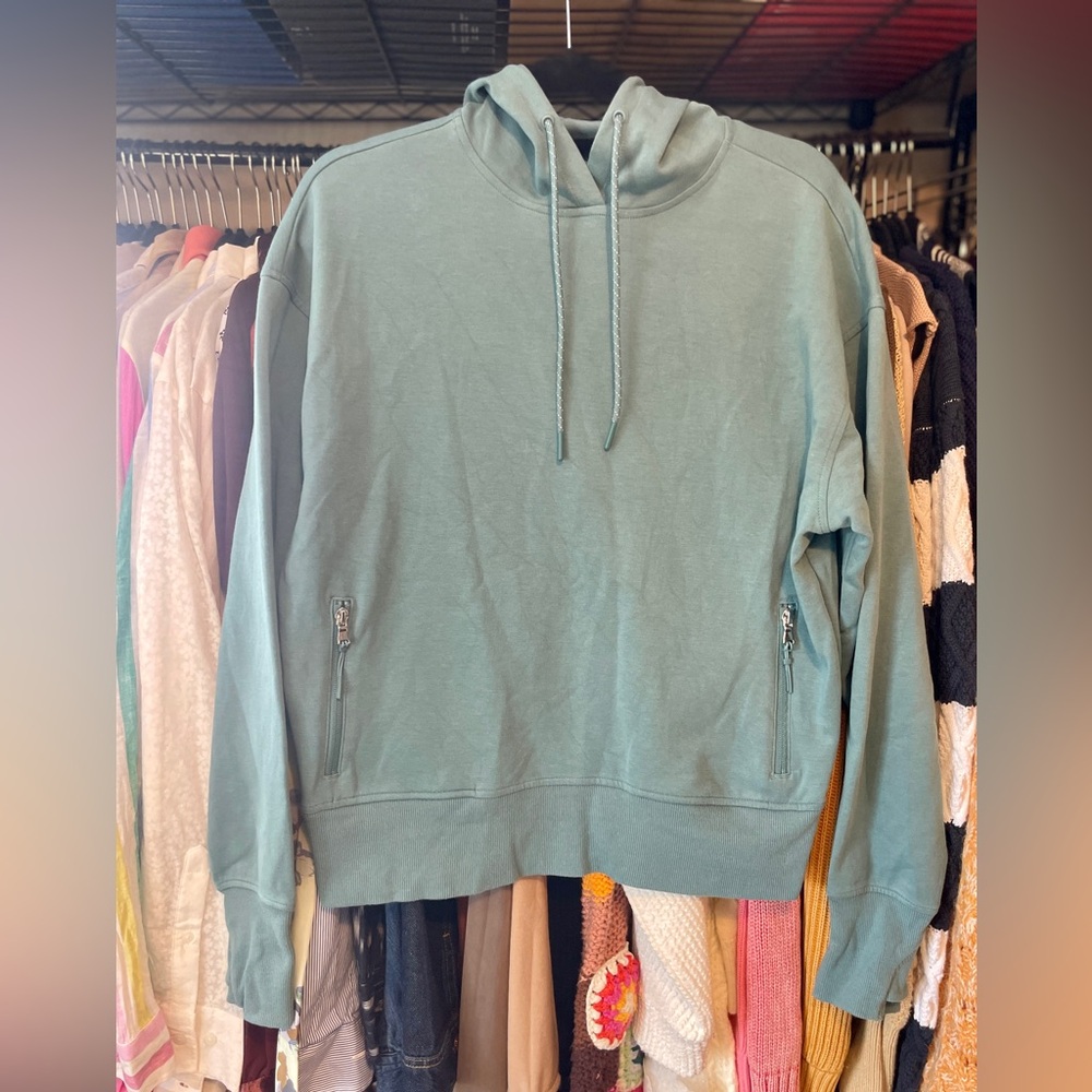 Tall Old Navy Dynamic Fleece Hooded Sweatshirt | Medium | EUC | Matching Set - Picture 2 of 12